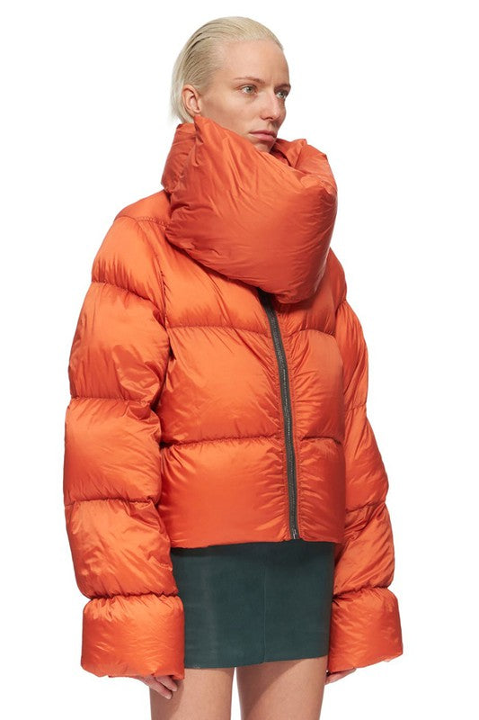 Sexy Long Sleeve Puffer Jacket