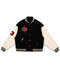 A Few Good Kids CEO Baseball Varsity Black Jacket