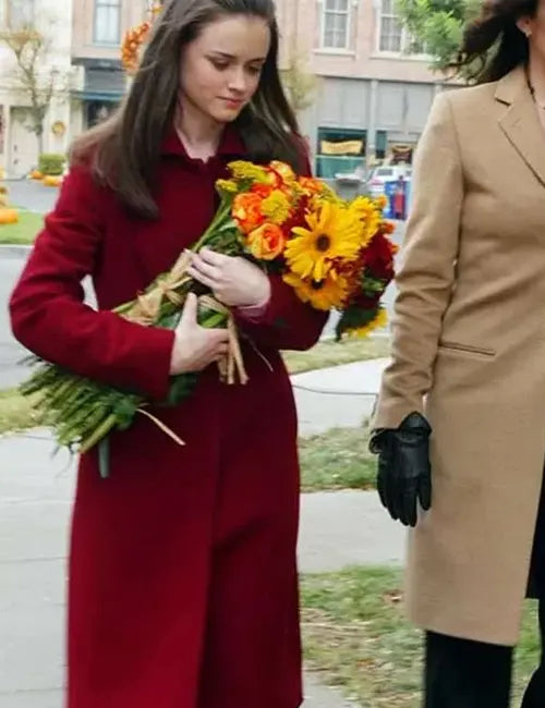 Alexis Bledel Gilmore Girls S05 Red Wool Coat