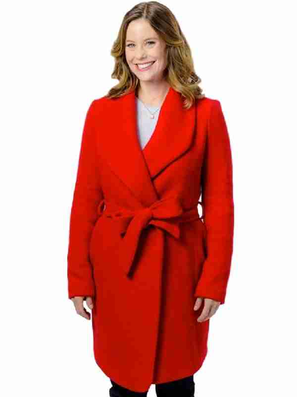 Allie Shaw Christmas in Evergreen Red Coat