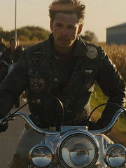 Austin Butler The Bikeriders 2023 Leather Vest