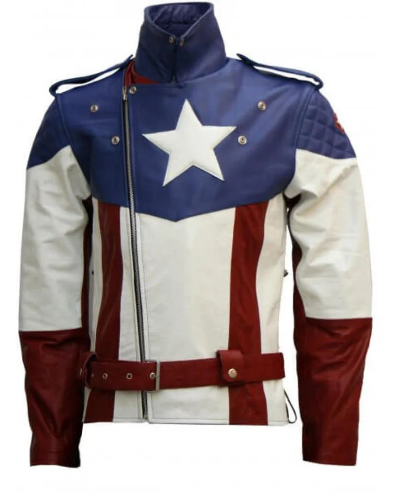 Avenger Hot Version Captain America Leather Jacket