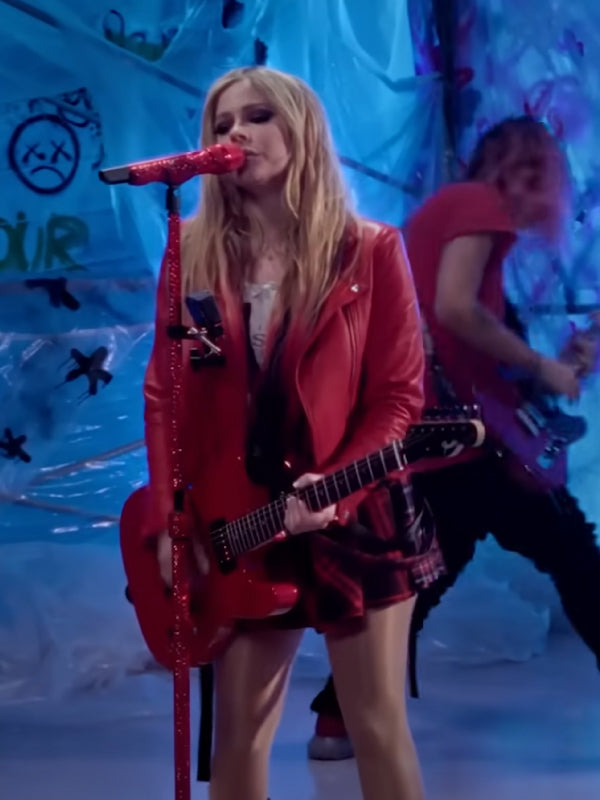 Avril Lavigne Bite Me Leather Jacket