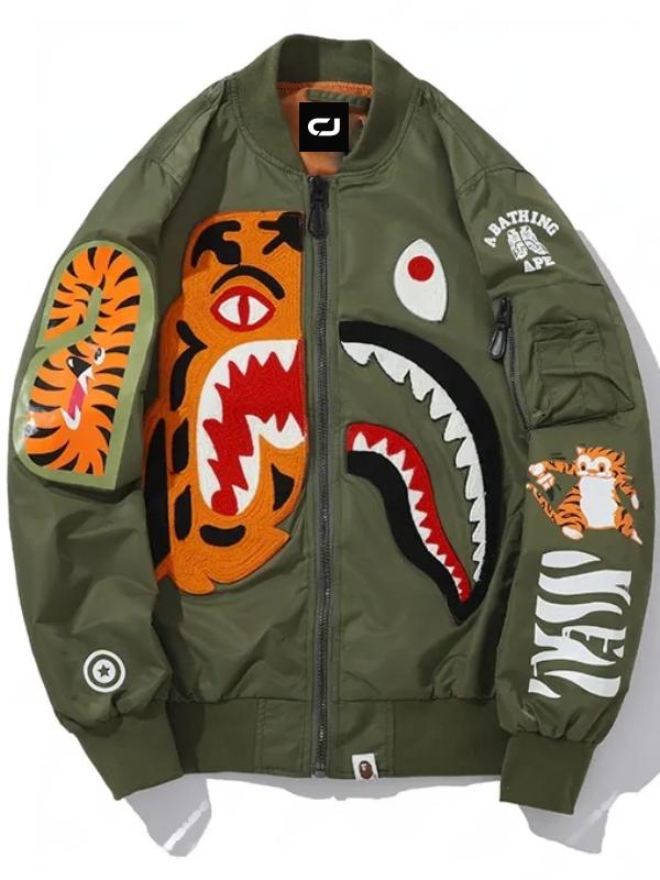 BAPE Shark Tiger Head Joint Jacket