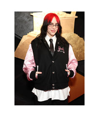 Billie Eilish Grammy Awards Barbie Varsity Jacket