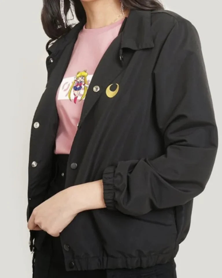 Black Pretty Guardian Sailor Moon Black Jacket