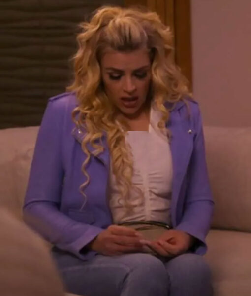 Busy Philipps Girls5eva Purple Jacket