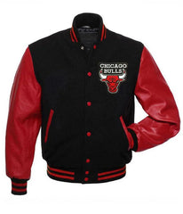 Chicago Bulls Letterman Baseball Jacket