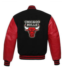 Chicago Bulls Letterman Baseball Jacket