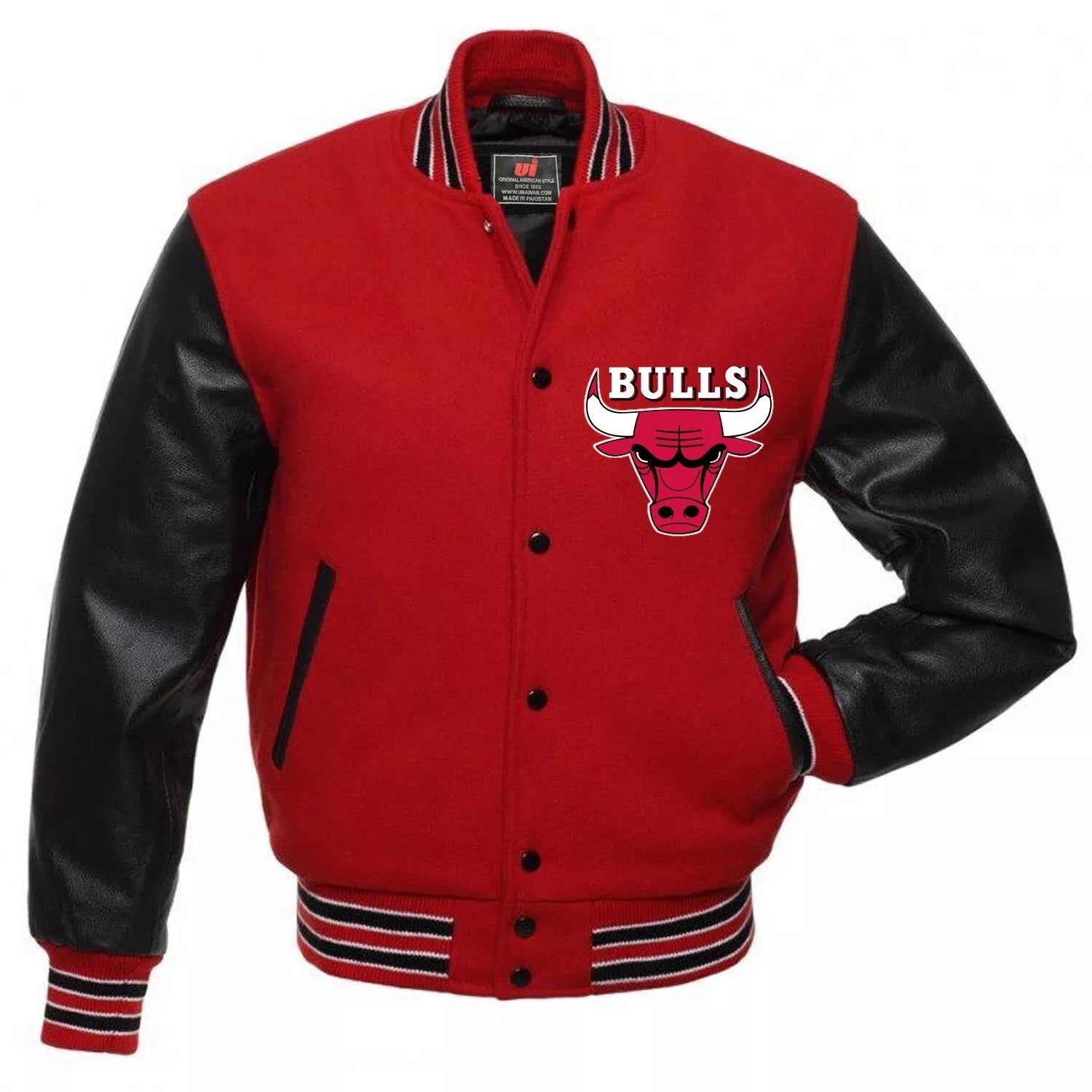 Chicago Bulls Letterman Baseball Jacket