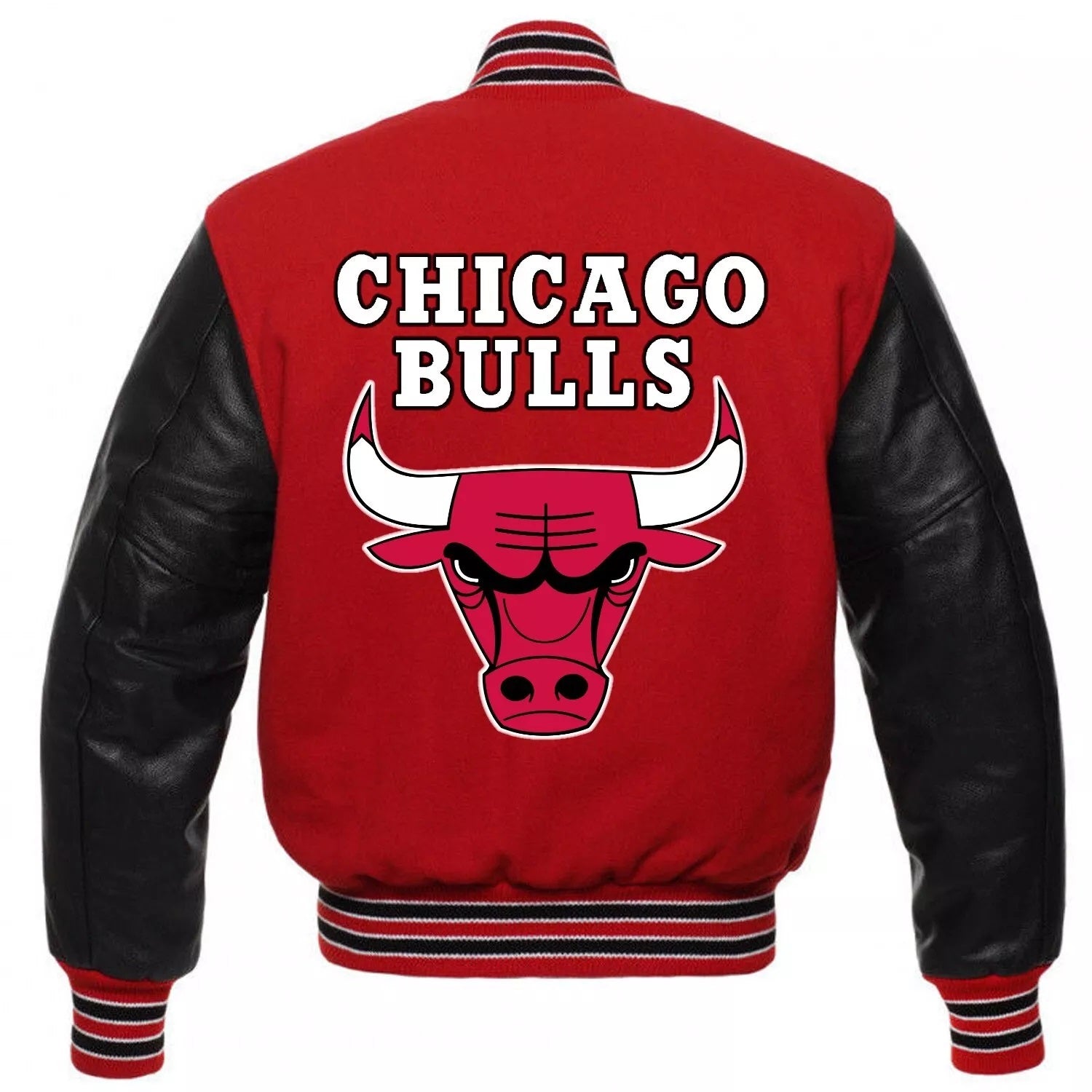 Chicago Bulls Letterman Baseball Jacket