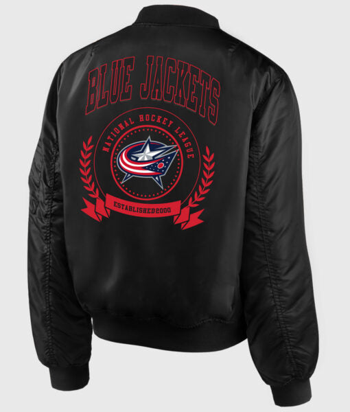 Columbus Black Bomber Varsity Jacket