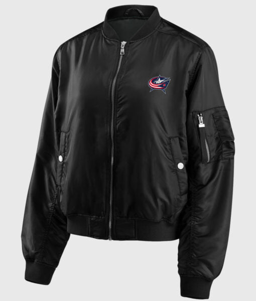 Columbus Black Bomber Varsity Jacket