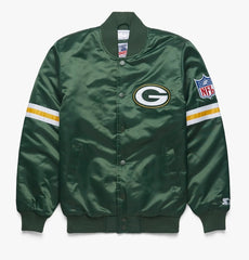 Green Bay Packers Satin Varsity Jacket