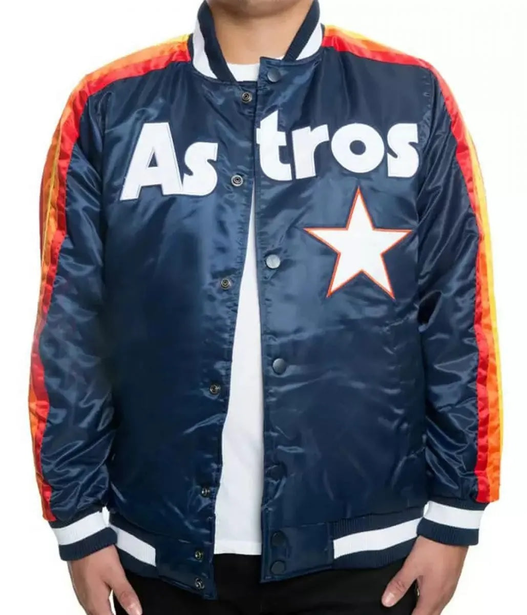 Houston Astros Bomber Blue Jacket