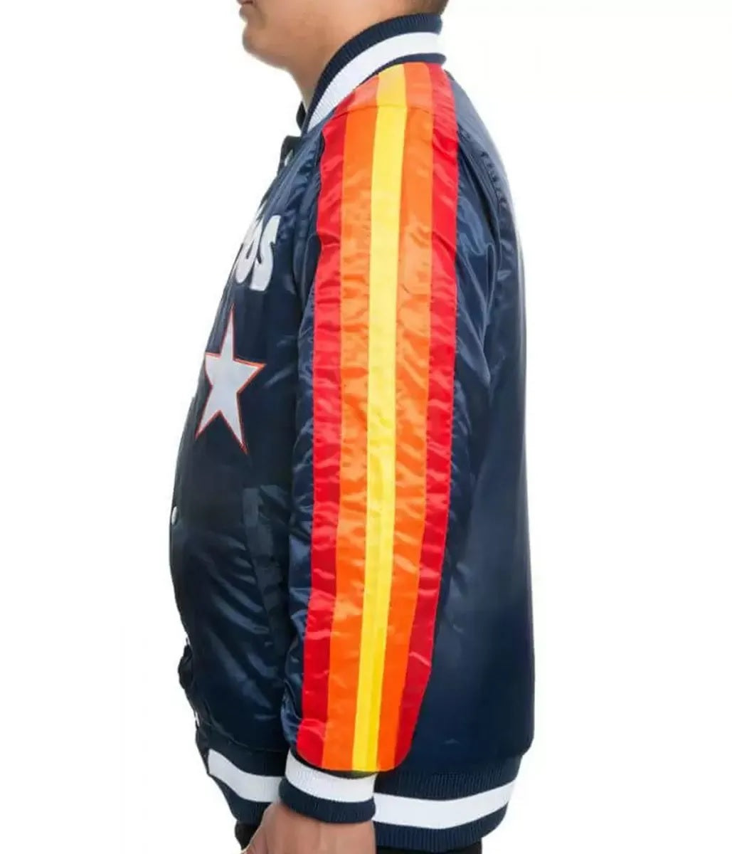 Houston Astros Bomber Blue Jacket