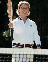 Apples Never Fall 2024 Annette Bening White Jacket