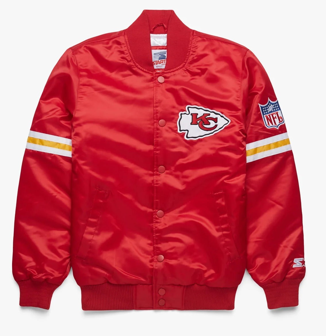 Kansas City Chiefs Satin Varsity Jacket