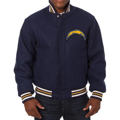 LA Chargers Blue Wool Varsity Jacket