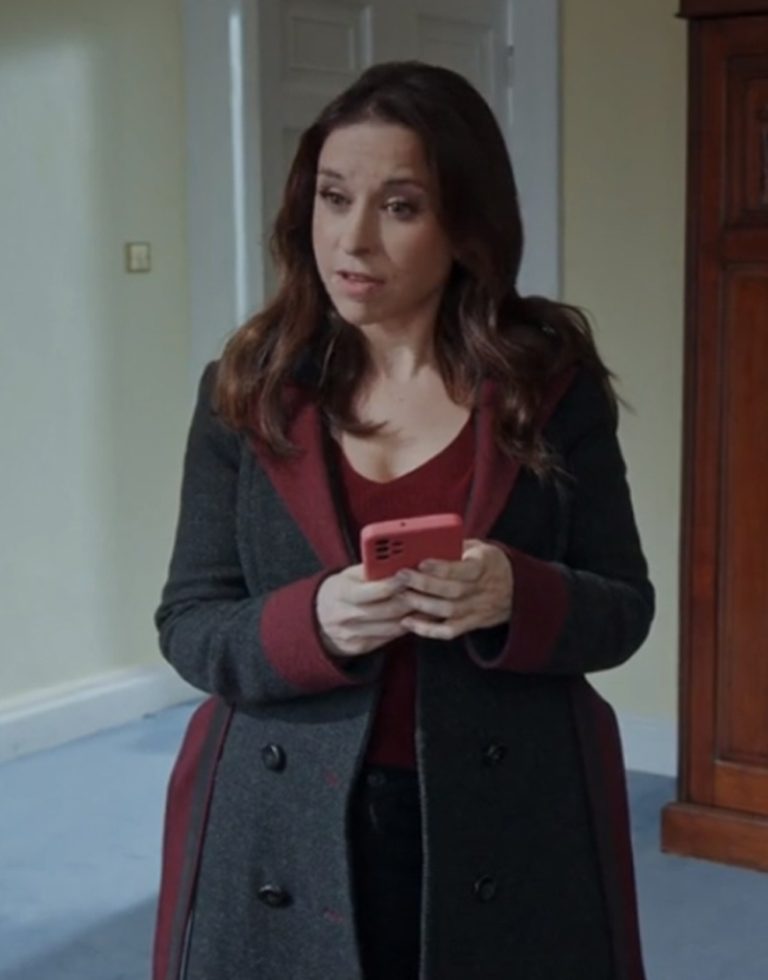 A Merry Scottish Christmas 2023 Lacey Chabert Coat