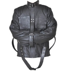 Men’s Real Heavy Duty Leather Straight Jacket