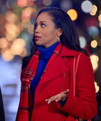 Christmas with a Kiss Mishael Morgan Red Jacket