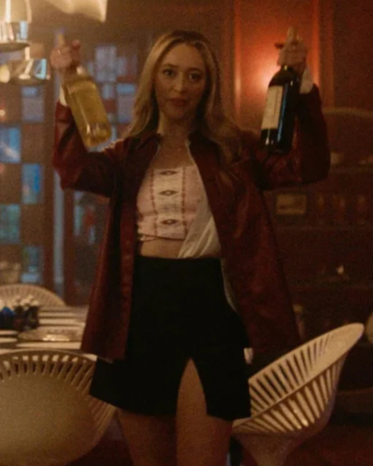 Alycia Debnam-carey It’s What’s Inside Maroon Jacket