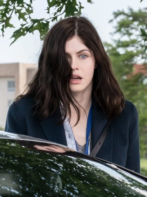 Anne Rice’s Mayfair Witches 2023 Alexandra Daddario Blue Coat