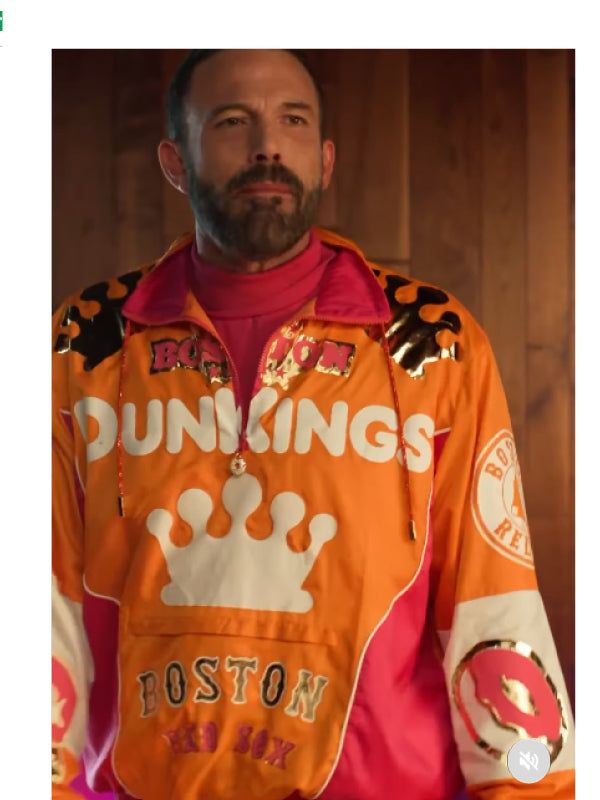 Ben Affleck Super Bowl Dunkin Donuts Jacket