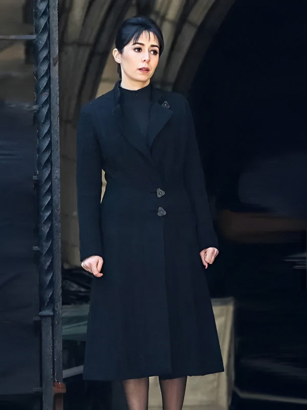 The Penguin 2024 Cristin Milioti Black Coat