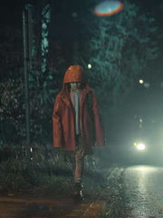 Charlie The Signal Red Hooded Jacket