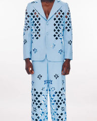 Access Daily 2024 Alan Cumming Blue Cutout Suit