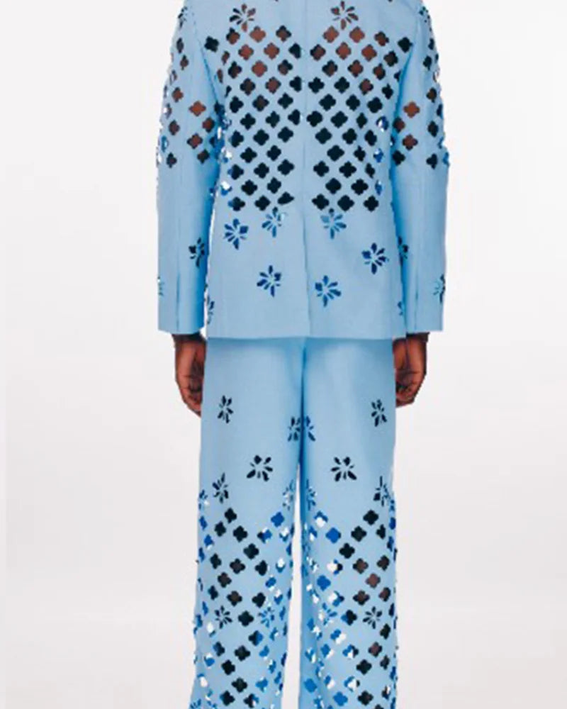 Access Daily 2024 Alan Cumming Blue Cutout Suit