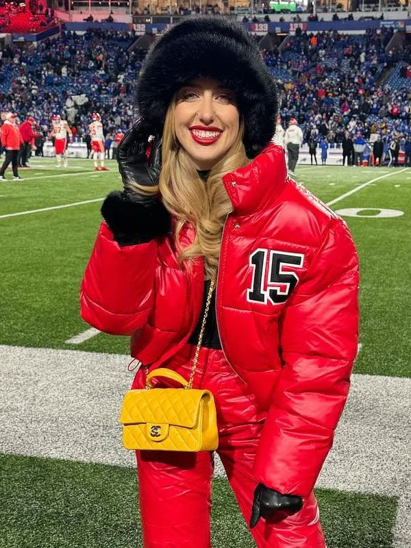 Cara Delevingne Kansas City Chiefs Game Jacket