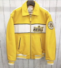 Aviators King Leather Yellow Jacket