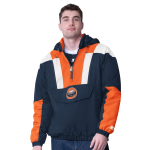 Men's Houston Astros Starter Navy Half-Zip Jacket